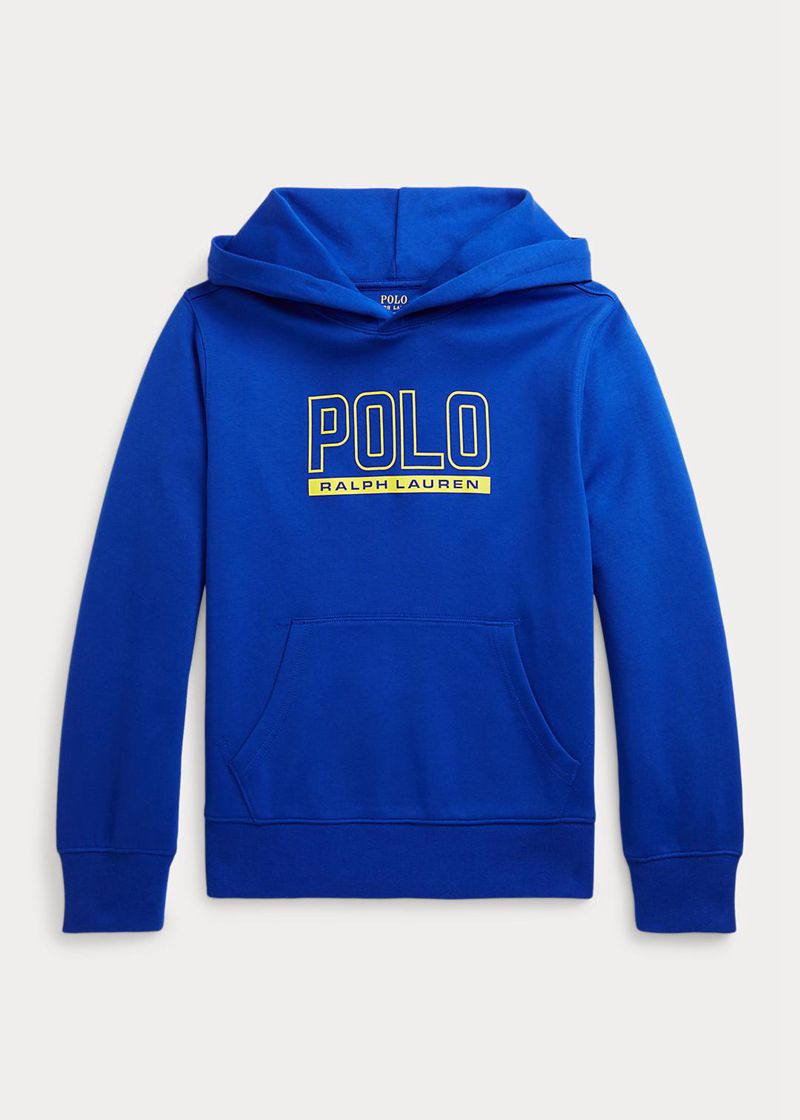 Sudadera Con Capucha Ralph Lauren Niño 6-14 Años Logo Double-Knit Chile Azules ARKXZ-8290